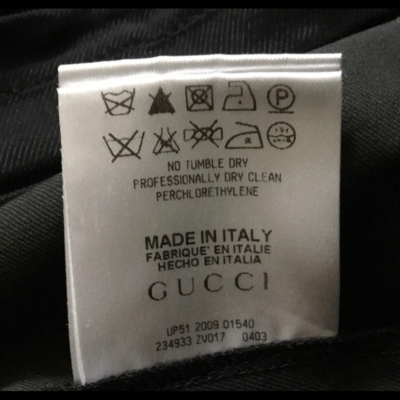 GUCCI NWOT Size Eur 38 / US 2 Pants with Bamboo Accent- Excellent Condition - Picture 7 of 9